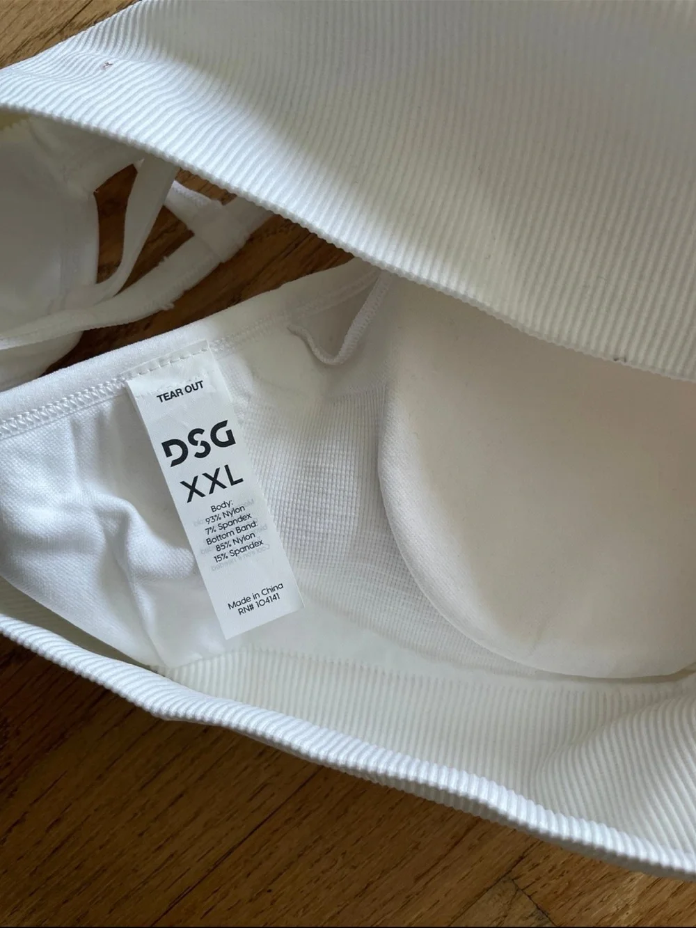 DSG Ribbed Sports Bra NWOT - Picture 4 of 5